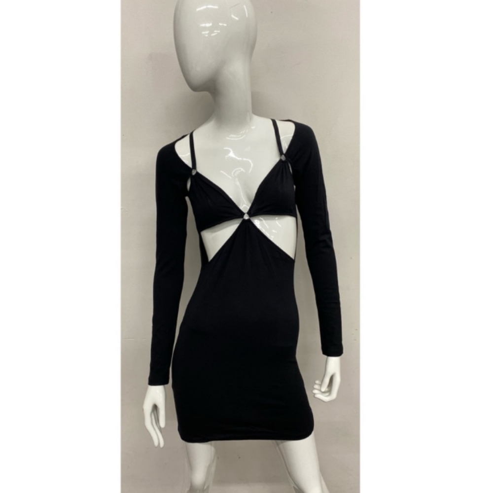 NWOT O-Ring Detail, Cutout Bodycon Dress